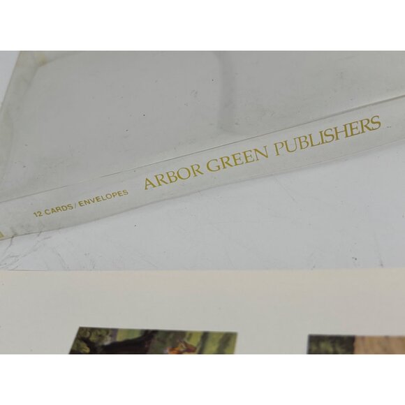 12 Par Four Santa Golfing Christmas Cards Arbor Green 1995 Tom Browning New - Picture 14 of 14